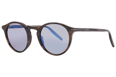 Serengeti Raffaele 8835 Sunglasses Shiny Wood Grain/Polarized 555NM Blue 48mm • $149.95