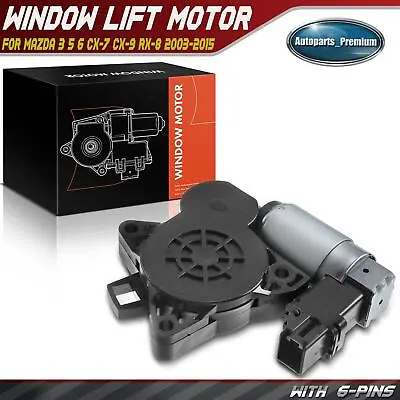 Front Or Rear Side Power Window Lift Motor For Mazda 3 04-09 5 6 CX-7 CX-9 RX-8 • $28.39