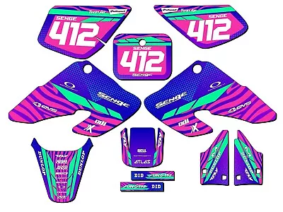 2000-2003 XR 50 TIGRE Pink Senge Graphics Kit Compatible With Honda • $59.99