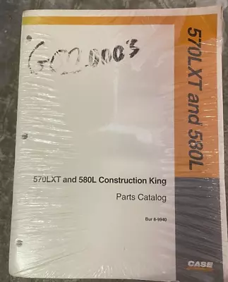 $50 • Buy Case 570lxt 580l Construction King Backhoe Loader Parts Catalog Manual 8-9940