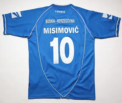 BOSNIA & HERZEGOVINA 2000s #10 MISIMOVIC HOME SHIRT JERSEY TRIKOT LEGEA MEN’S M • $59.99