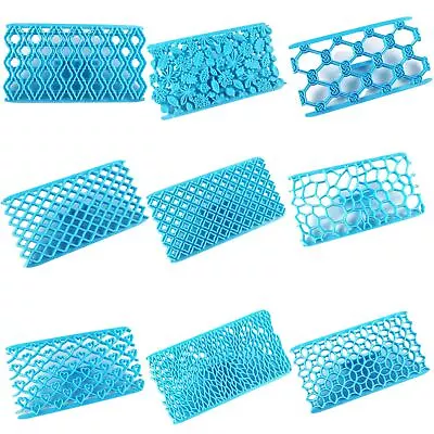 Cake Embossing Plastic Stencil Moulds -  Pastry Cutter Tools Fondant Deboss • £3.99