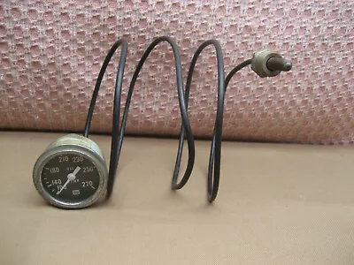 Vintage SW 427225 Gauge 2-5/16  Oil Temp With Cord Rat Hot Rod Car Old Parts • $33.75