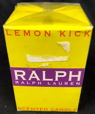 Ralph Lauren Lemon Kick Scented Candle 6.5 Oz / 185 G NEW In Box Retired • £37.53