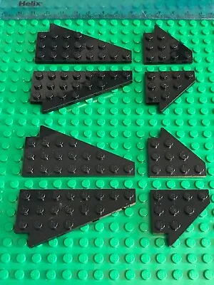 £2.99 • Buy LEGO BLACK Space / Star Wars Delta Wing Shaped Sections Mixed Wedge Plates X 8
