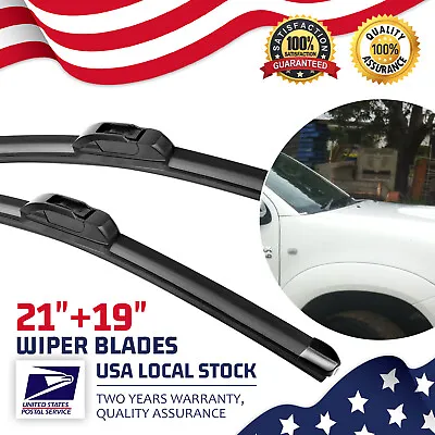 J-Hook Windshield Wiper Blades 21 /19  DIRECT-CONNECT For Mazda MPV 1993-1994 • $11.99