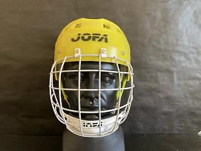 Jofa Sweden 215M Citrine Ice Hockey Helmet W/ 51-275 JR Face Mask (49-56) 1980's • $65