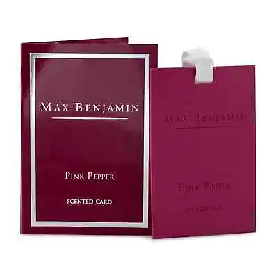 Max Benjamin Pink Pepper Luxury Scented Card Home Fragrances Aroma Air Freshener • $9.78