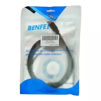 Benfei USB To UGA Adapter Cable B_US_151 Black And Firmware Disk New • $10.39