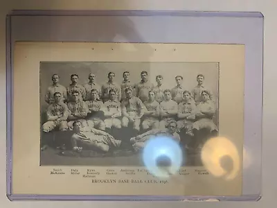 1899 Spalding Baseball Guide BROOKLYN GROOMS / ST. LOUIS BROWNS Team Photos • $12