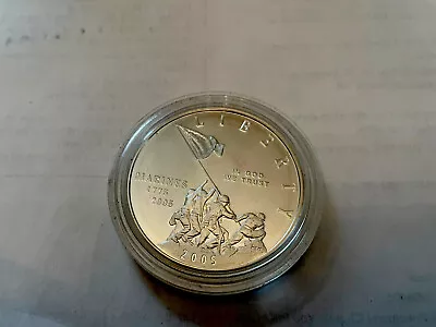 2005 MARINE Proof $1 Commemorative Silver Dollar • $46