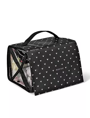 Mary Kay Travel Roll Up Bag Hearts Unfilled/Empty For Makeup + Cosmetic Storage • $10