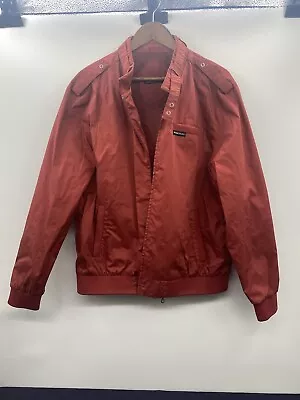 Vintage Members Only Polyester Red Jacket 2XL • $29.99