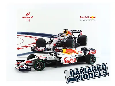 DAMAGED MODEL FD709 -SPARK 1/18 - RED BULL RB16B Honda - GP Turquie 2021- 18S605 • $159.95