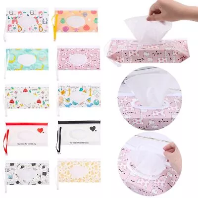Case Baby Product Wipes Holder Case Cosmetic Pouch Tissue Box Wet Wipes Bag • $10.60
