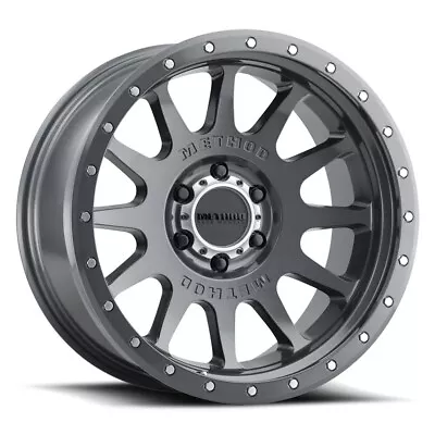 One 20x10 Method MR605 NV 6x5.5/6x139.7 -24 Titanium Wheel Rim 106.25 • $399