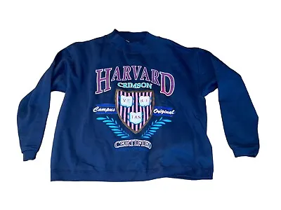 Vintage Harvard Sweatshirt Rare Color Made In The USA Ross Tag 50/50 • $17.50