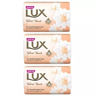 £6.75 • Buy LUX Velvet Touch Soaps Bars 80 G Hand Bath Face Soap Jasmine & Almond Original