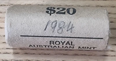 $50 • Buy Royal Australian Mint 1984 Mob Of Roos One Dollar $1 Mint Roll UNC Coins