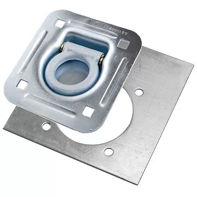 D-Ring Recessed 6000 Lb Cap. Trailer Tiedown Anchor W/ Backing Plate  1-Pack • $16