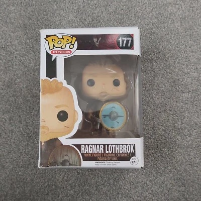 £28 • Buy Funko Pop Vinyl Television Vikings Ragnar Lothbrok Rare And Vaulted With Shield
