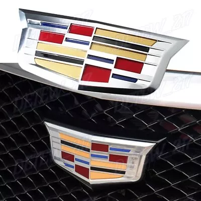 X1 Front Grille Emblem Badge For 2015-2016 Cadillac ATS XTS XT5 ELR Escalade New • $22.21