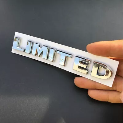 1x Car Sticker Chrome LIMITED Logo Emblem Badge Decal Decorative Car Accessories • $7.57