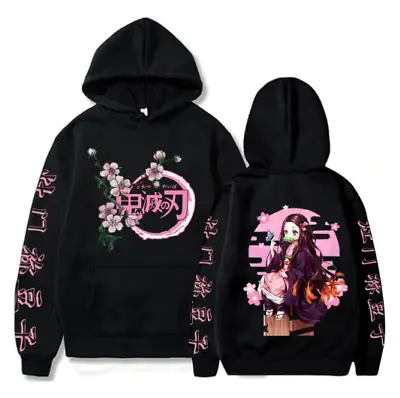 Kimetsu No Yaiba Demon Slayer Hoodies Anime Kamado Nezuko Hoodie - C23 • $33.90