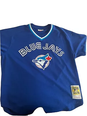 Authentic Mitchell & Ness Toronto Blue Jays #29 Baseball Jersey New Mens • $60