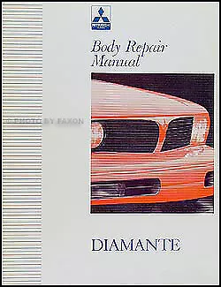 Mitsubishi Diamante Body Manual 1992 1993 1994 1995 1996 Collision Repair  • $31.95