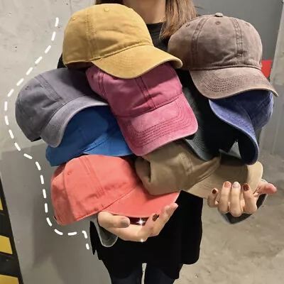 $6.86 • Buy New Men And Woman's Baseball Caps Adjustable Casual Cotton Sun Hats Unisex So-au