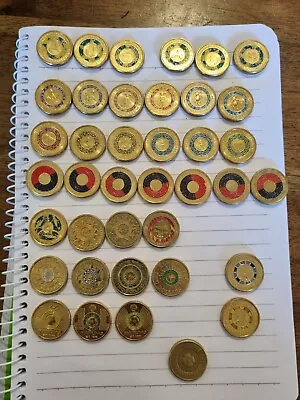 $2 Dollar Australia Coloured Coins Circulated • $130