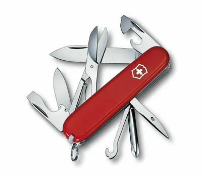 New Victorinox Swiss Army 91mm SUPER TINKER Multi Tool Red  1.4703-033-X1 53341 • $42