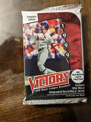 1999 Upper Deck Victory Baseball Cards Factory New Sealed Unopen Unsearch Packs • $2