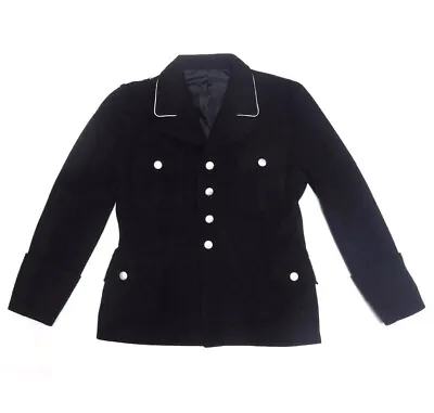 WW2 German Elite Army Officer 1932 M32 Black Wool Jacket Chest Size 43 Inch • $153.99