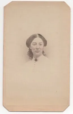 ANTIQUE CDV CIRCA 1860s  WILLIAM H. MORGAN GORGEOUS YOUNG LADY PHILADELPHIA PA. • $9.99