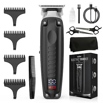 SEJOY Professional Hair Clippers Barber Cordless Beard Trimmer Hair Cutting Kit • $27.99