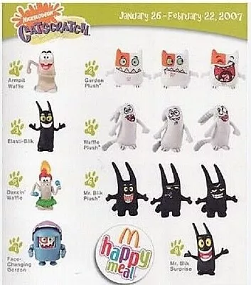 2007 Nickelodeon Catscratch Mcdonalds Happy Meal Toys - U - Pick • $5.99