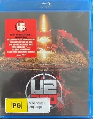 U2 - 360 Degrees At The Rose Bowl BluRay • $13.67