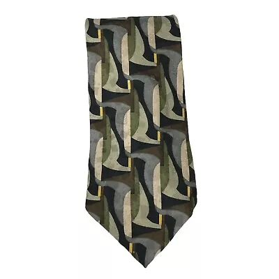 Ashberry Camo Multicolored Abstract Look Designer Silk Mens Tie Necktie USA Made • $5.04