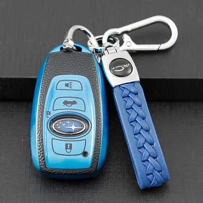 TPU Remote Key Fob Case Cover Holder Shell For Subaru Forester Outback Key Chain • $15.30