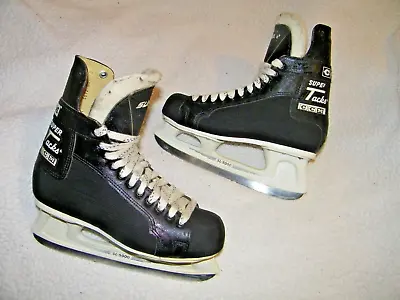 Vintage Ccm  Super Tacks Ice Hockey Skates Size 8 D Near Perfect Condition • $199.99