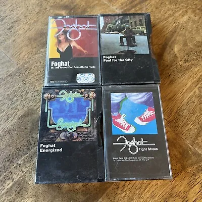 $49.99 • Buy Foghat - Tight Shoes Energized Fool For City In The Mood - 4 CASSETTES - SEALED!