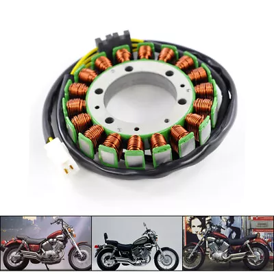 Generator Stator Coil Assembly Comp Fits For Yamaha Virago XV 535   1993-2000 • $117.10