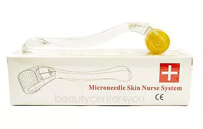$24.19 • Buy 192 Needles Titanium Golden Dermaroller Kit (0.5 &1.0mm) Scars Acne Hair Loss