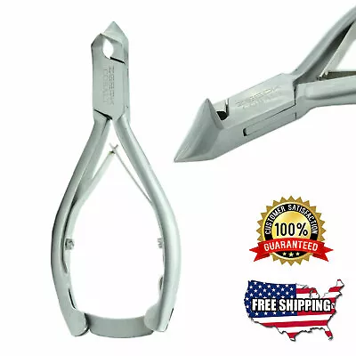 Stainless Steel Moon Shape Thick Toe Nail Clipper Cutter Chiropody Podiatry Tool • $13.99