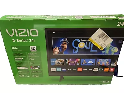 VIZIO D-Series 24  Inch 1080p Full HD LED Smart TV Smartcast Chromecast D24F-J09 • $99