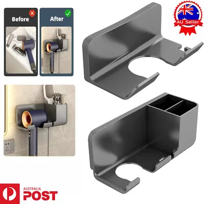 Hair Dryer Holder Wall Mounted Hair Straightener Stand Bathroom Storage Rack Au • $11.99