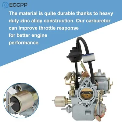 $71.13 • Buy ECCPP Engines For Vw Beetle Carburetor Carburador 043129021D 34Pict-4 34 Pict-3