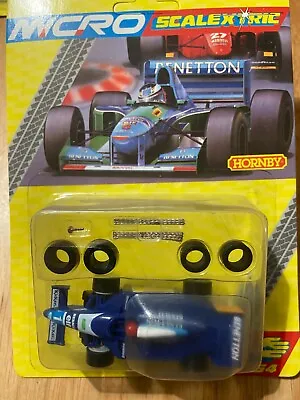 £44.99 • Buy Micro Scalextric G128 Benetton Renault F1 - Brand New - Rare Blister Pack